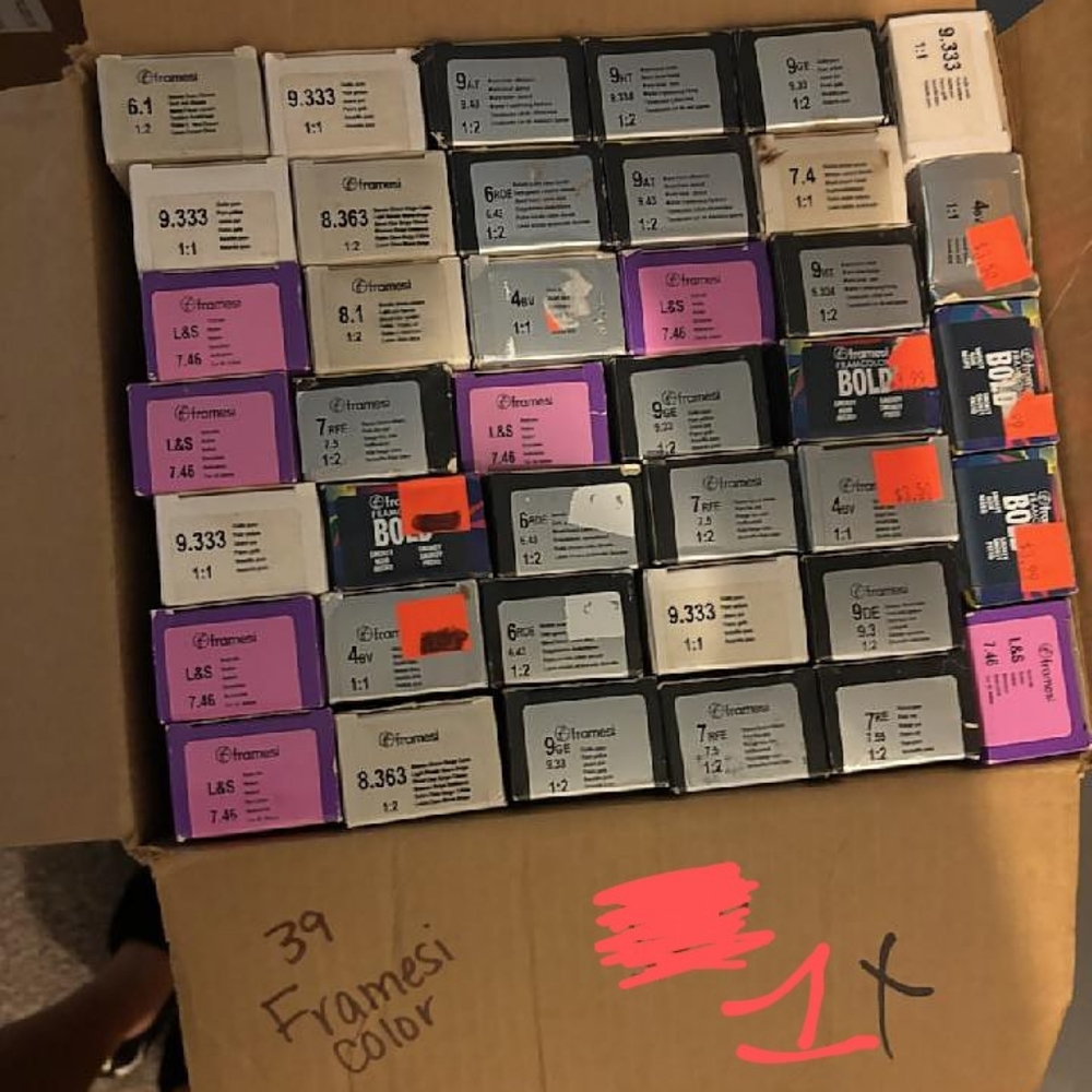 Hair dye lot